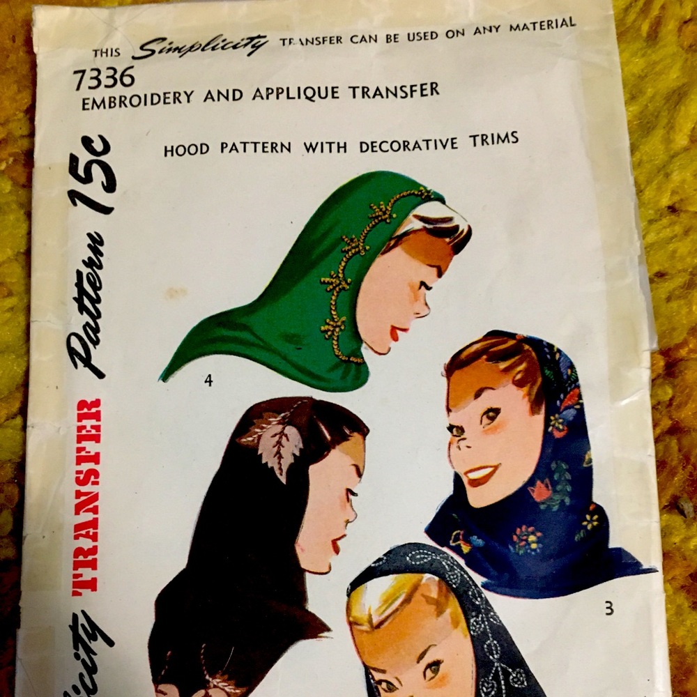 Vintage sewing patterns